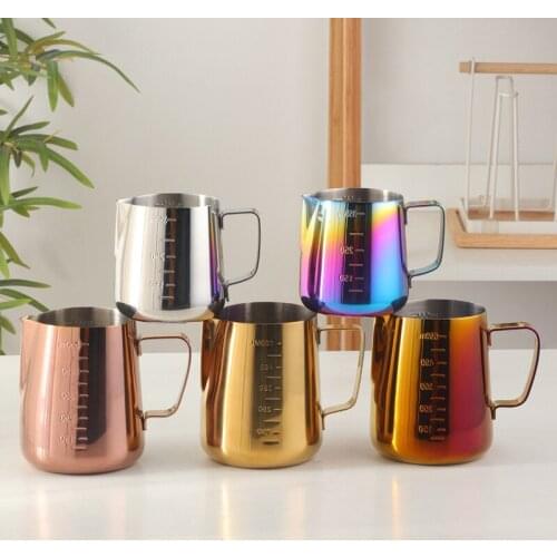 High Quality Stainless Steel Coffee Cup with Handle Teacup Beverage Utensils Wine Cocktail Glass Drinking Tool Tumbler Cup