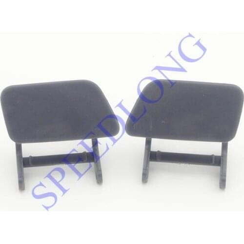 1 Set RH and LH front headlamp washer nozzle cover cap with bracket for BMW 5 Series E60 2003-2010