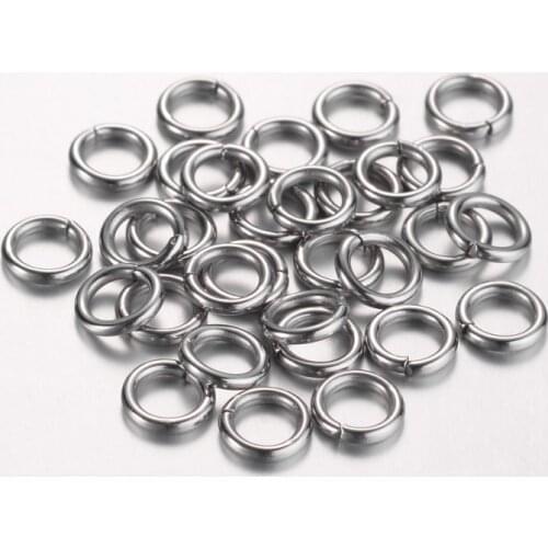 5000pcs 304 Stainless Steel Jump Rings & Split Ring for DIY Jewelry Making 4mm/5.5mm