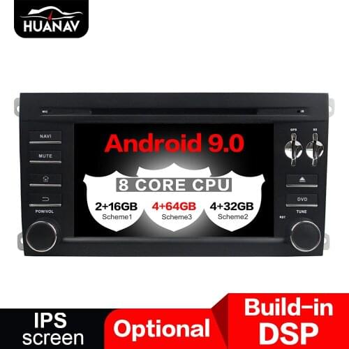 Android 9.0 Car DVD Player GPS navigation For Porsche Cayenne 2004-2010 multimedia Car Audio player head unit tape recorder maps