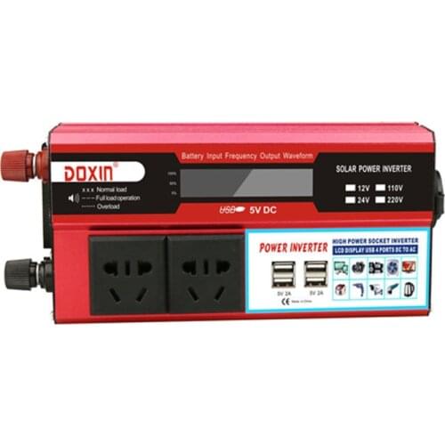 1000W Car Power Inverter DC 12V To AC 220V Portable Car Power Charger Converter Adapter Socket Modified Sine Wave