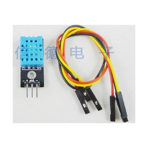 Free Shipping! 10pc Single Bus Digital Temperature and Humidity Sensor Module DHT11