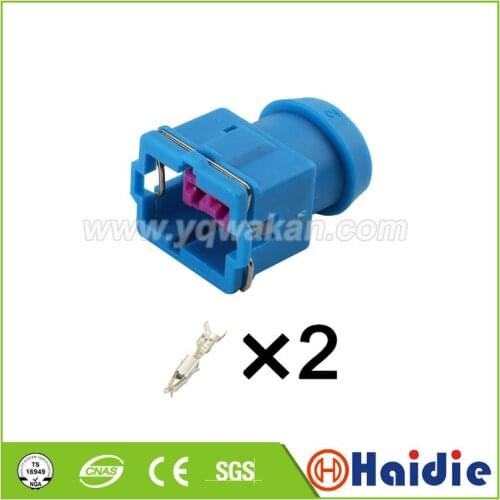 Free shipping 5sets 2pin auto electric plastic housing plug wiring harness cable unsealed connector