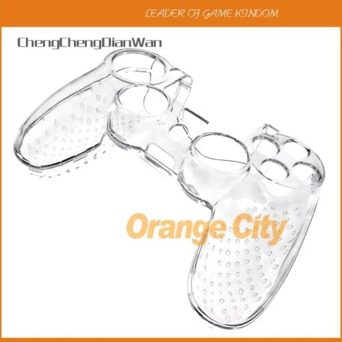 1PC For PS4 Gamepad Crystal Shell Case Cover with dot For SONY Playstation 4 Protective Handle For PS4 Controller Case