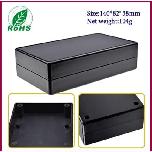 XDP04-28 5pcs/lot) black plastic box electronics enclosure for electronic project box 142*82*40mm 2.59*3.23*1.57inch