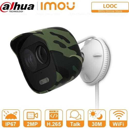 Dahua imou LOOC outdoor PIR Detection ip camera wifi 1080P H.265 PIR Detection Spotlight Active Deterrence Security IP Camera