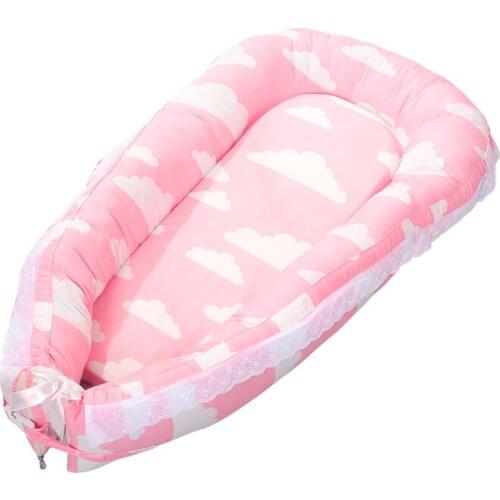 Infant Uterine Bionic Crib Bed Baby Nest Bed Portable Crib Travel Bed Baby Toddler Cotton Cradle For Newborn Portable Safety Bed