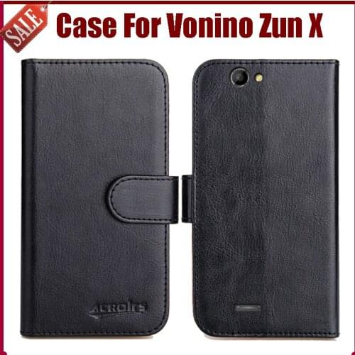 Hot Sale! Vonino Zun X Case New Arrival 6 Colors High Quality Flip Leather Protective Cover For Vonino Zun X Phone Case