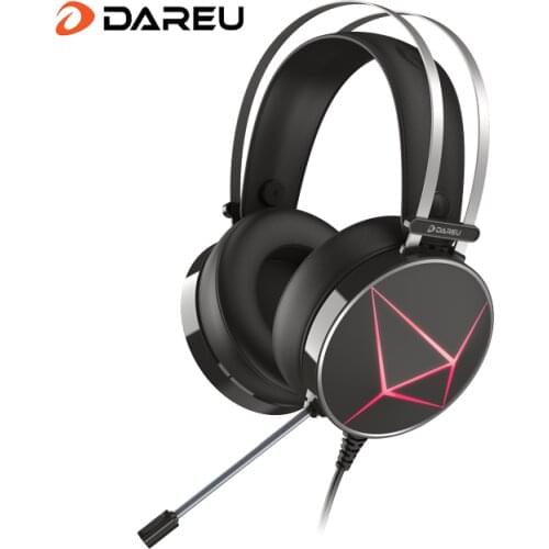 Dareu EH722X Gaming Headset Illuminated 7.1 Virtual Surround Sound,RGB Light,High Sensitivity Omnidirectional Microphone
