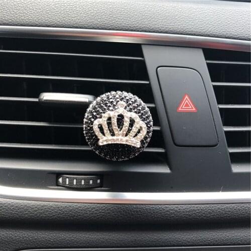 Exquisite crown ball modeling decorative vehicle perfume Beautiful lollipop Ladies perfume Clear air Ornaments