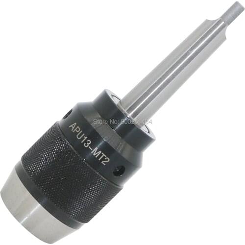 MT2 MT3 MT4 APU13(1-13mm) APU16 Keyless Drills Chuck CNC Milling Integrated Shank Arbor Morse Taper Self-tightening drill chuck
