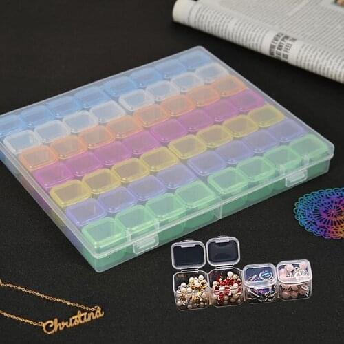 Diamond Painting Tools Kits with 56/28 Cells Plastic Storage Box Accessories Tool Sets for Diamond Painting Embroidery Household