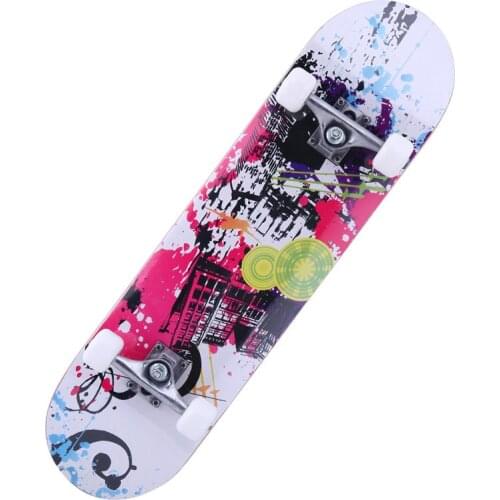 AddFun Stickers SkateBoard for Adults Double Rocker High Elasticity and Stability Skate Tool 6 Color Suitable All Crowds Fashion