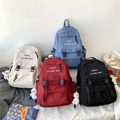 New Cute Women Backpack Nylon Waterpoof School Bags For Teenage Girls Children Kawaii Student Kids Mochila School Backpack