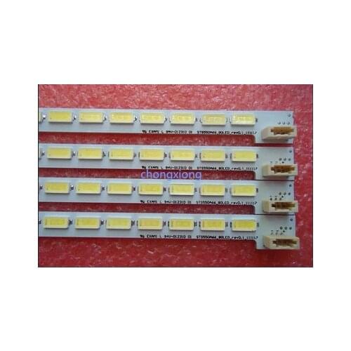 New 10 pcs/lot 80LED 676mm LED strip for LJ64-03515A STS550A66_80LED_rev0.1_111117 LED55X5000DE LTA550HQ22 550HQ20 HQ16