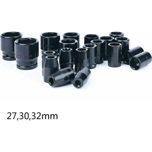 1/2" 27,30,32mm Air Socket Adopter Universal CR-V Pneumatic Socket Wrench Head for Electric Impact Wrench Air Impact Wrenches