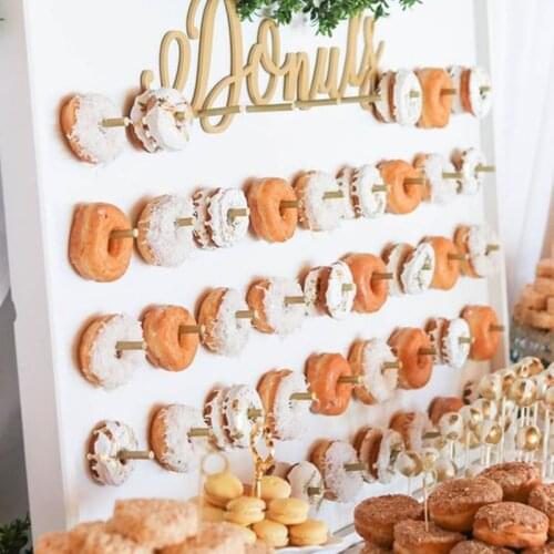 Baby Shower Party Donut Stand Clear Bagels Holder Doughnut Display Stand Tower For Donut Parties Sweets Tables Happy Birthday