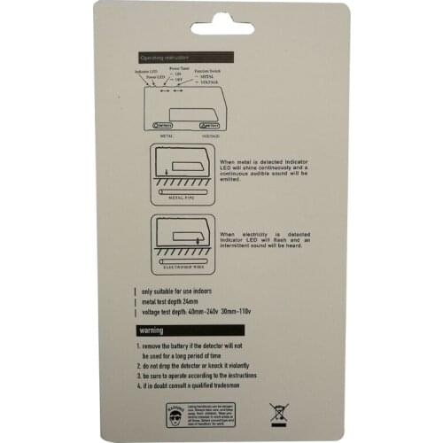 G5AB Portable Security Scanner Wand Handheld Metal Detector Suitable for Indoor Decoration Structure for DIY Work Friends