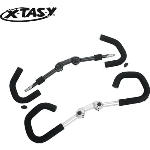 Bicycle adjustable folding butterfly handbar to save space mountain bike city road butterfly 25.4/31.8 folding 180 degree