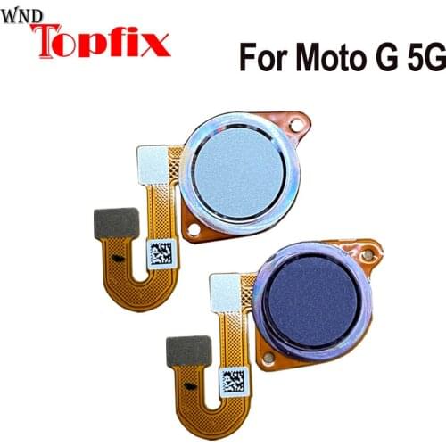 Touch ID Fingerprint Sensor For Motorola Moto G 5G Home Button Fingerprint Ribbon Identification Sensor Flex Cable
