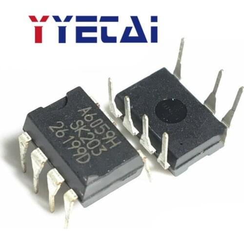 TAI 5PCS Brand new original imported STR-A6059H A6059H LCD power chip Straight 7 feet DIP-7