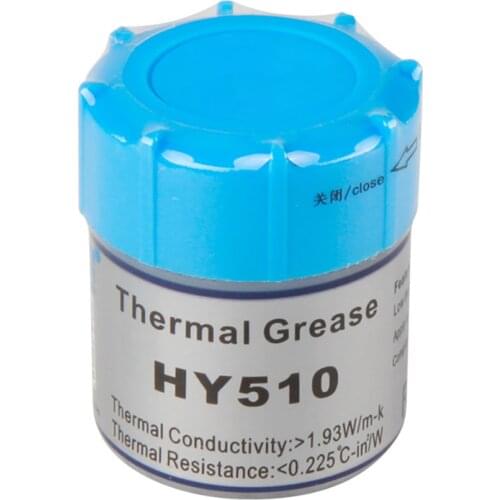 1Pc 10g Gray Thermal Grease CPU Silicone Grease Heat Conduction Thermal Paste For GPU, Laptop, Desktop Computer, Graphics Card