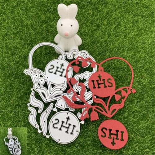SHI Love flower frame love frame hand embossed DIY album greeting card scrapbook metal cutting film