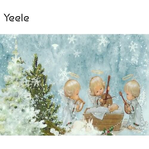 Yeele Winter Christmas Backdrop Props Glitter Snowflack Baby Portrait Background Photocall Photography Photo Studio Photographic