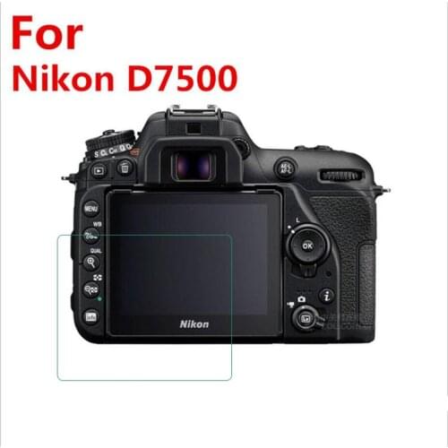 Tempered Glass Protector Guard Cover for Nikon D7500 DSLR Digital Camera LCD Display Screen Protective Film Protection