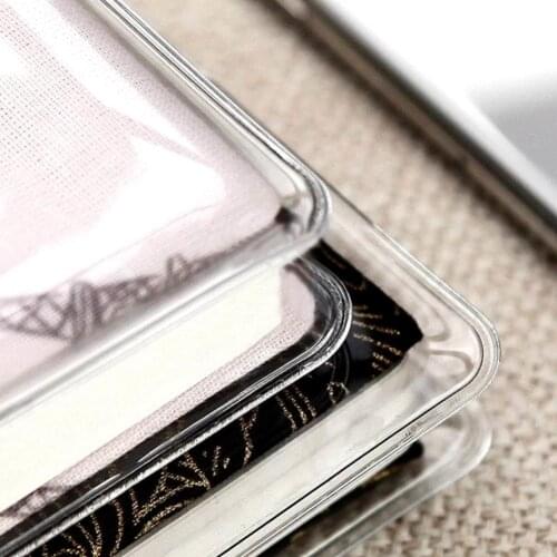 PVC Notebook Protect Sheath A5 A6 Book Cover Frosted Transparent Self-adhesive Book Cover Waterproof Non-slip Book Cover Student