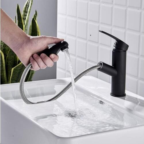 Becola Pull-out Bath Mixers With Shower Head
