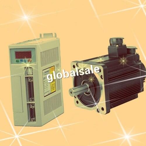 FREE SHIPPING High quality 130ST-M10015 1.5kw 10Nm 1500rpm 6A servo motor and servo drive system with cable