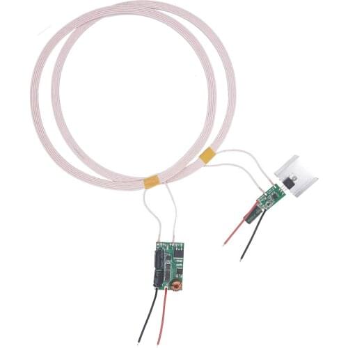 Taidacent 50-180mm Long Distance Wireless Charger High Power 5V 2.5A 12w Wireless Charger Portable Induction Charger