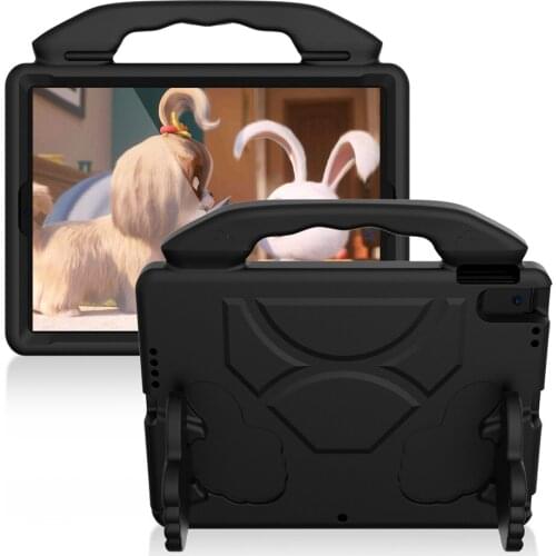 For iPad 10.2 2019 Soft Silicone Case for iPad pro 10.5 2017 Kids Friendly Cover for iPad air 3 2019 Wristband Shockproof Cases