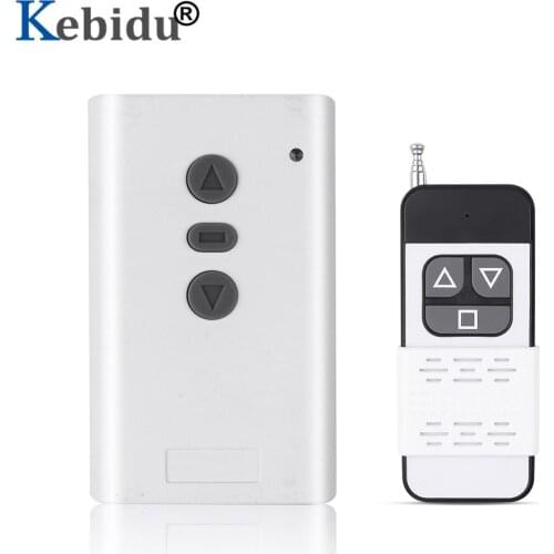 KEBIDU Wireless 315Mhz/433MHZ Remote Control Switch 220V 2CH Receiver Module With 3 Button RF Remote Controllers Transmitter