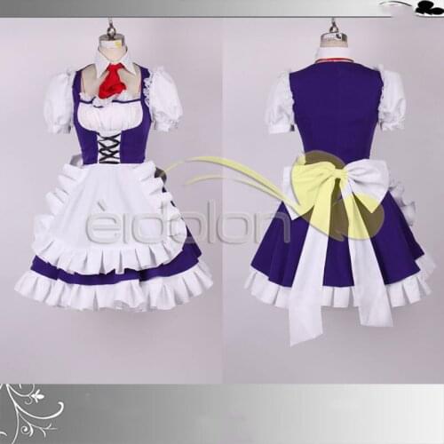 Hot Game Touhou Project Izayoi Sakuya Cosplay Costume Fashion The High Quality Maid Outfit Party Role Play Clothing Custom-Make