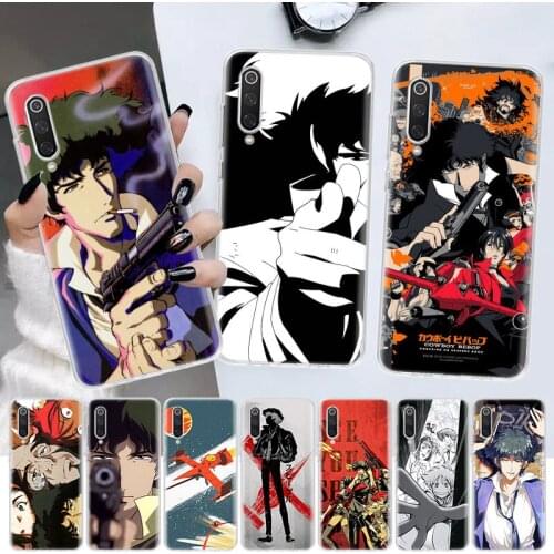 Manga Cowboy Bebop See you Space Soft Cover Phone Case For Xiaomi Note 10 Mi 11 9 8 CC9 9T 10T A1 A2 A3 F1 F2 X3 NFC Pro Lite 5X