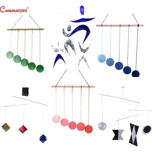 Visual colour Sets 6 Pieces Infant Sensory Montessori Exercise Newborn Educational DIY Gobbi Dancer Munari Mobile Toy LT103