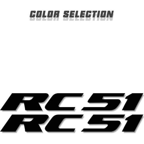 New motorcycle bicycle fuel tank sticker wheel helmet MOTO waterproof reflective logo for HONDA RC51 rc 51