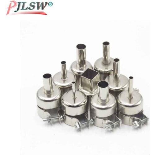 9 pcs/lot 852D+ 898D 852D++ 909D 853D series hot air gun nozzle air nozzle hot air desoldering station special blower nozzl