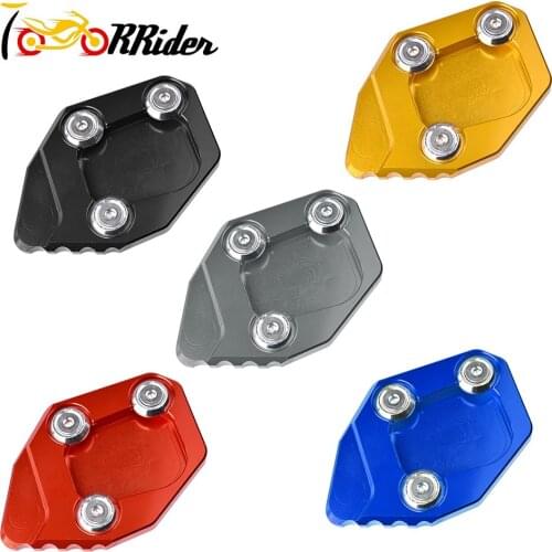 Motorcycle CNC Foot Stand Enlarger Extension Kickstand Plate Pad For HONDA CBR600RR F5 2007-2015 2008 2009 2010 2011 2012 2013