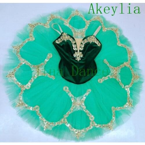Dark Green Velvet Pre-Professional Tutu Lilac Peformance Ballerina Pancake Tutu Blue Adults Classical Platter Tutu Costume White