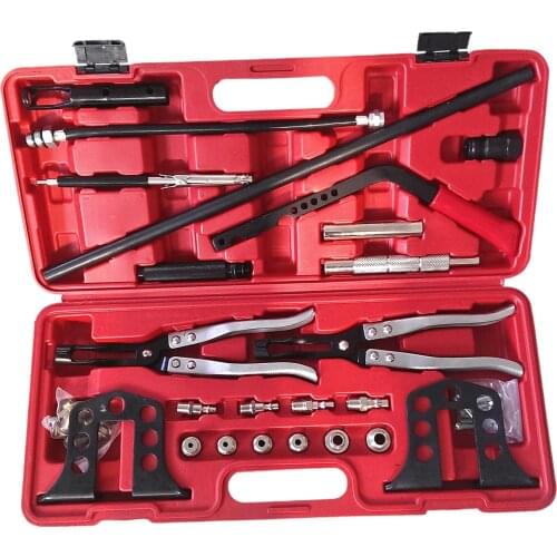 Pro Cylinder Head Service Tool, For Valve Springs Guides Bushes Stem Seals Set, Fit for 8 16 and 24 Valve Engines Tools
