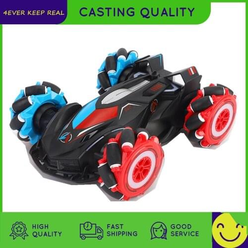 D885 1:14 4WD RC Car Radio Gesture Induction Music Light Spray High Speed Stunt Remote Control off Road Drift Vehicle Car Model