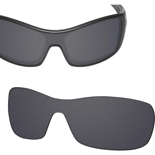 SmartVLT Replacement Lenses Polarized for Oakley Antix Sunglasses - Solid Black