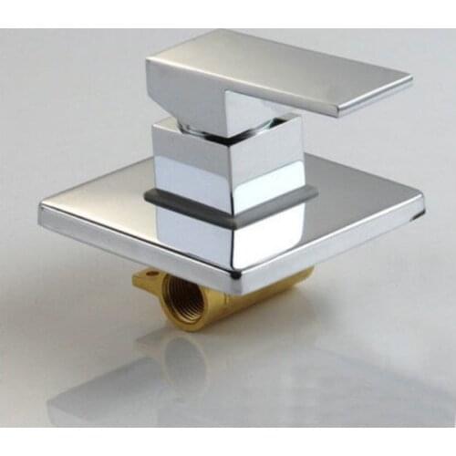 Bathroom Faucet hot and cold Concealed shower faucet Mixer taps In Wall Mounted Valve Brass Chrome Singl Function Shower tap