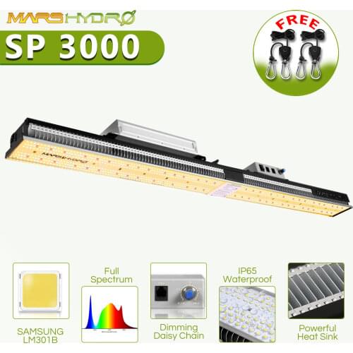 Mars Hydro SP 3000 SamsungLM301B & Osram660nm Full Spectrum LED Grow Lights Strip Grow Tent Hydroponics Veg and Flower