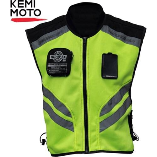 Motorcycle Visibility Riding Jacket Reflective Vest High Rider Night Warning Safety Waistcoat Work Security Team Clothing