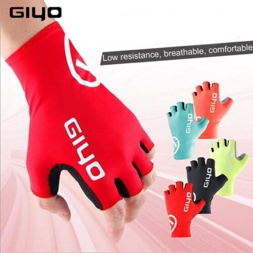 GIYO Cycling Gloves Anti-Slip Breathable Mountain Road Bike Half Finger Glove Outdoor Sports Gym Men MTB Bicycle Gloves Summer