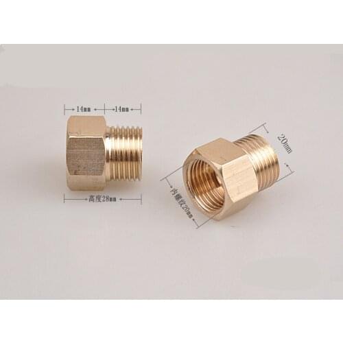 High Quality Brass 1/2" Male BSP x 1/2" Male Thread Coupling Pipe Fittings